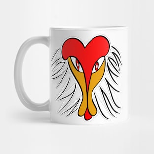 Red monkey graphic Mug